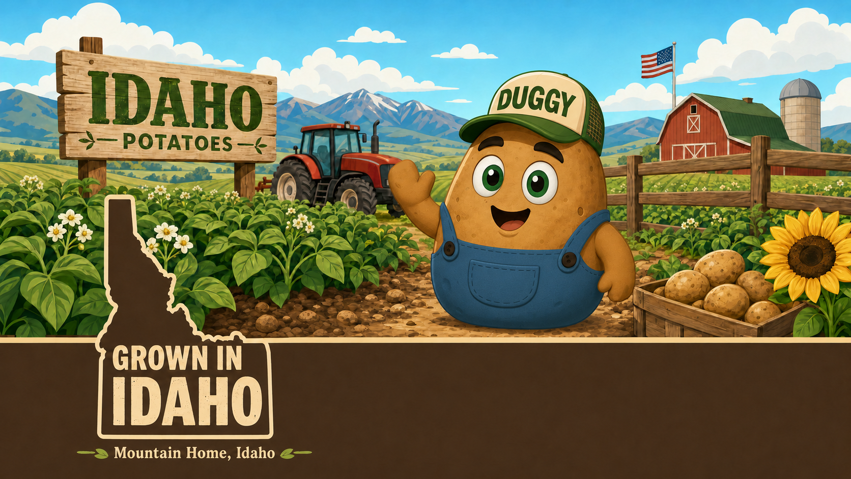 Duggy on the farm — Grown in Idaho, Mountain Home Idaho